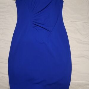 Shelby & Palmer Cap Shoulder Royal Blue Dress